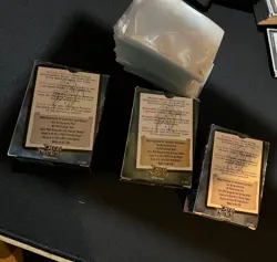 100’s of Ultra PRO Deck Protector Clear Card Sleeves Rembrandt Vintage 1995 - Image 3