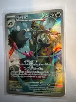 Pokemon TCG Grafaiai Card 223/193 IR Sv02: Paldea Evolved 2023 - Image 1