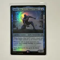 Spider-Man 2099, Miguel O'Hara - FOIL Marvel's Spider-Man - MTG - M0008 Mythical - Image 1