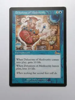 MTG Delusions of Mediocrity (ULG) Urza's Legacy Regular Rare 30/143 - Image 1