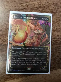 MTG - BLC - Hazel of the Rootbloom - Showcase Borderless Raised Foil - M 0102 NM - Image 1