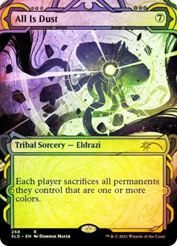 1 x FOIL All Is Dust Secret Lair Drop 268 MTG Magic: the Gathering - Image 1