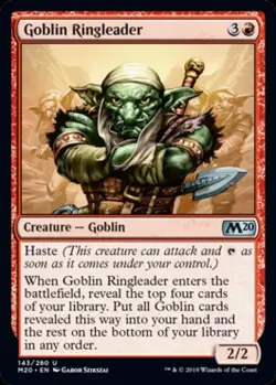 Goblin Ringleader - Near Mint MTG Magic 2020 Core Set - Image 1