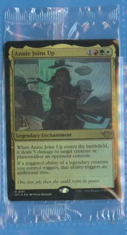 MTG: PreRelease Promo: Outlaws of Thunder Junction: Annie Joins Up: STILL SEALED - Image 1