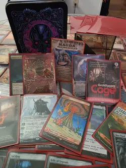 Magda, Brazen Outlaw Custom 100 CEDH Deck Fan Art MTG Proxies Sleeves and Box - Image 1