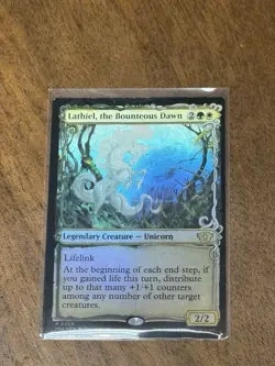 MTG Lathiel, the Bounteous Dawn FOIL MOM Multiverse Legends 50 NM - Image 1