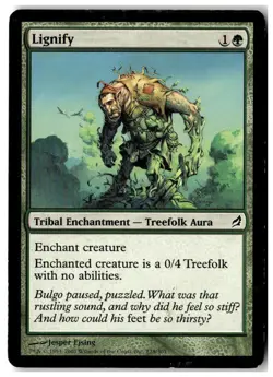 MTG Lignify - Lorwyn Heavily Played English Playset (x6) - Image 3