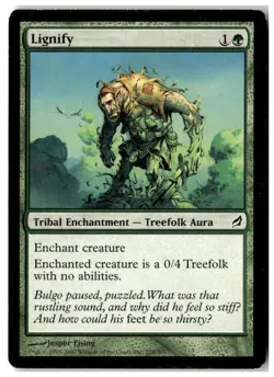 MTG Lignify - Lorwyn Heavily Played English Playset (x6) - Image 5