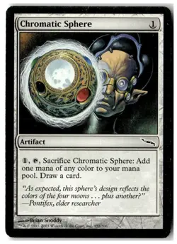 MTG Chromatic Sphere - Mirrodin Heavily Played English Playset (x4) - Image 1