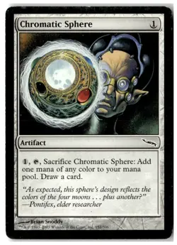 MTG Chromatic Sphere - Mirrodin Heavily Played English Playset (x4) - Image 3