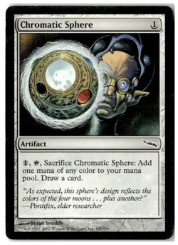MTG Chromatic Sphere - Mirrodin Heavily Played English Playset (x4) - Image 5