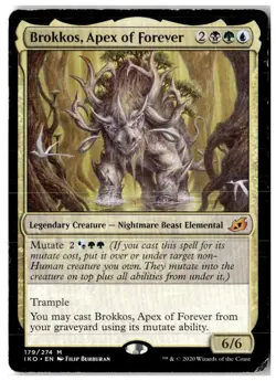 MTG Brokkos, Apex of Forever - Ikoria: Lair of Behemoths Heavily Played English - Image 1