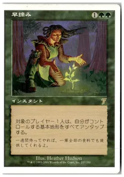 MTG Early Harvest - 7th Edition Lightly Played Japanese - Image 1