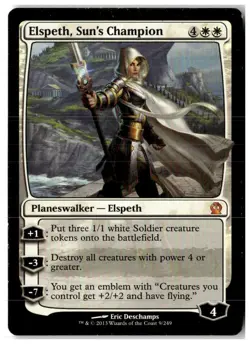 MTG Elspeth, Sun's Champion - Theros Moderately Played English - Image 1
