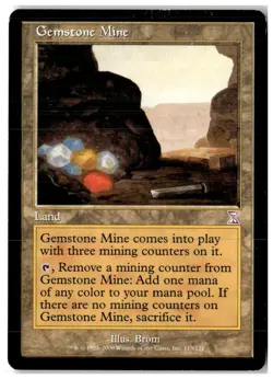 MTG Gemstone Mine - Timeshifted Heavily Played English - Image 1