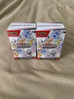 Pokemon TCG Prismatic Evolutions Booster Bundle Factory Sealed X2 - Image 1