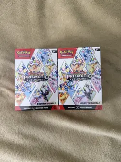 Pokemon TCG Prismatic Evolutions Booster Bundle Factory Sealed X2 - Image 2