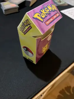 1998/1999 Zap! Pokemon Deck Box w/ Sleeves Pikachu & Mewtwo used - Image 2