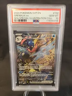 2024 POKEMON SVP EN-SV BLACK STAR PROMO #132 GRENINJA EX PSA 10 - Image 1