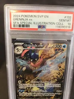 2024 POKEMON SVP EN-SV BLACK STAR PROMO #132 GRENINJA EX PSA 10 - Image 2