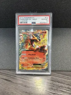 Pokemon XY Flashfire Charizard EX #12/106 2014 PSA 10 - Image 1