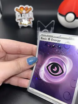 Pokemon Psychic Energy SVE #005 *5 SWIRLS* Old Cosmos Holo English 151 (CB) - Image 3