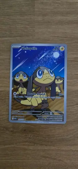 Pokemon TCG Mega Evolution Helioptile 143/132 Illustration Rare Near Mint - Image 1