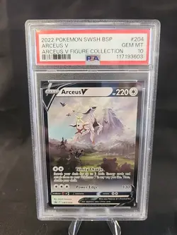 PSA 10 Arceus V #204 Figure Collection Pokemon Black Star Promo GEM MINT - Image 1