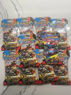 Mega Evolutions Sleeved Booster Pack Lot Pokemon Tcg Factory Sealed X10 💎💎 - Image 1
