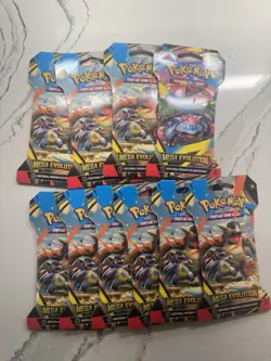 Mega Evolutions Sleeved Booster Pack Lot Pokemon Tcg Factory Sealed X10 💎💎 - Image 3
