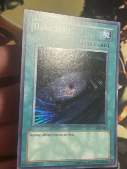 Yugioh: Dark Hole - LOB-052 - Super Rare - Unlimited - LP - Image 3