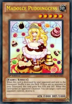 Yugioh! MP Madolche Puddingcess - REDU-EN026 - Ultra Rare - Unlimited Edition Mo - Image 1