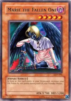 Yugioh! MP Marie the Fallen One - LON-046 - Rare - Unlimited Edition Moderately - Image 1