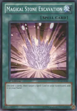 Yugioh! MP Magical Stone Excavation - SDDC-EN030 - Common - 1st Edition Moderate - Image 1