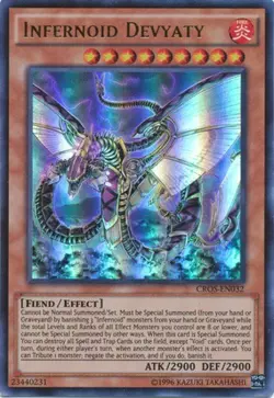 Yugioh! MP Infernoid Devyaty - CROS-EN032 - Ultra Rare - Unlimited Edition Moder - Image 1