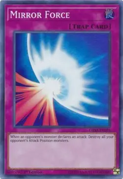 Yugioh! MP Mirror Force - DASA-EN059 - Super Rare - 1st Edition Moderately Playe - Image 1