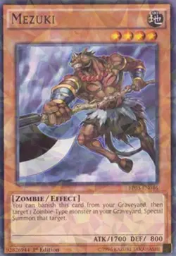 Yugioh! MP Mezuki - BP03-EN046 - Shatterfoil - 1st Edition Moderately Played, En - Image 1