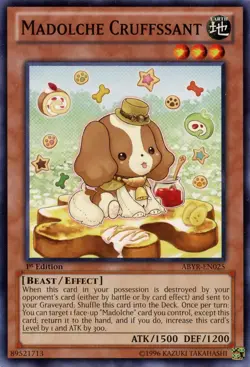 Yugioh! MP Madolche Cruffssant - ABYR-EN025 - Common - 1st Edition Moderately Pl - Image 1