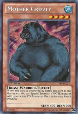 Yugioh! MP Mother Grizzly - LCYW-EN237 - Secret Rare - Unlimited Edition Moderat - Image 1