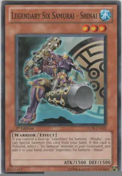 Yugioh! MP Legendary Six Samurai - Shinai - STOR-EN023 - Common - Unlimited Edit - Image 1