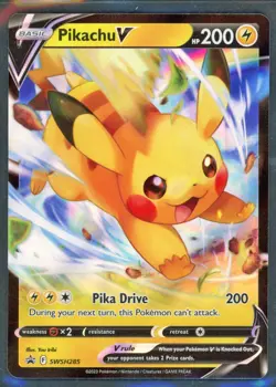 Pokemon Cards - Pikachu V SWSH285 - Promo - eBay Live 10th Oct 8pm - Image 1