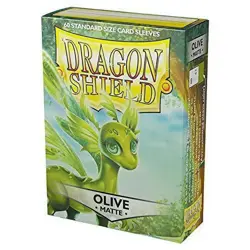 Dragon Shield Matte Olive Standard Card Sleeves [60 Count] - Image 1