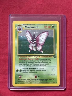 Venomoth 13/64 Holo Shiny Card Excellent Condition Pokemon (T89) - Image 2