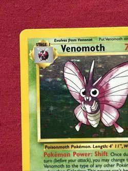 Venomoth 13/64 Holo Shiny Card Excellent Condition Pokemon (T89) - Image 3