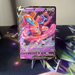 Pokemon TCG Deoxys V SWSH266 Black Star Promo Pokemon Card - Image 1