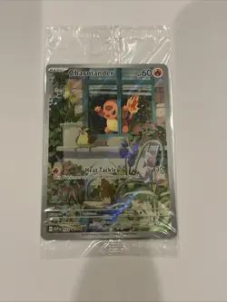 Charmander 044 Sv: Scarlet & Violet Holo SEALED PROMO Full Art Pokemon Card - Image 1