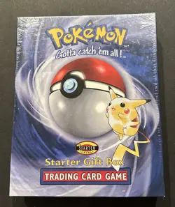 1999 ORIGINAL POKEMON TRADING CARD GAME STARTER GIFT BOX SEALED! W/SEAL & PACK! - Image 1