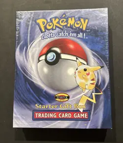 1999 ORIGINAL POKEMON TRADING CARD GAME STARTER GIFT BOX SEALED! W/SEAL & PACK! - Image 2