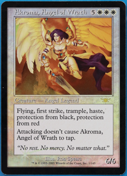 Akroma, Angel of Wrath FOIL Legions PLD White Rare CARD (505494) ABUGames - Image 1