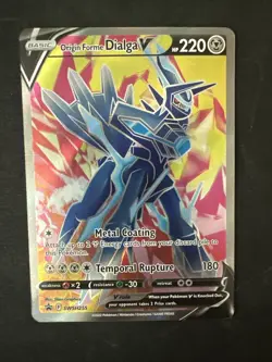 Origin Forme Dialga V SWSH255 SWSH: Sword & Shield Promo Cards Holo - Image 1